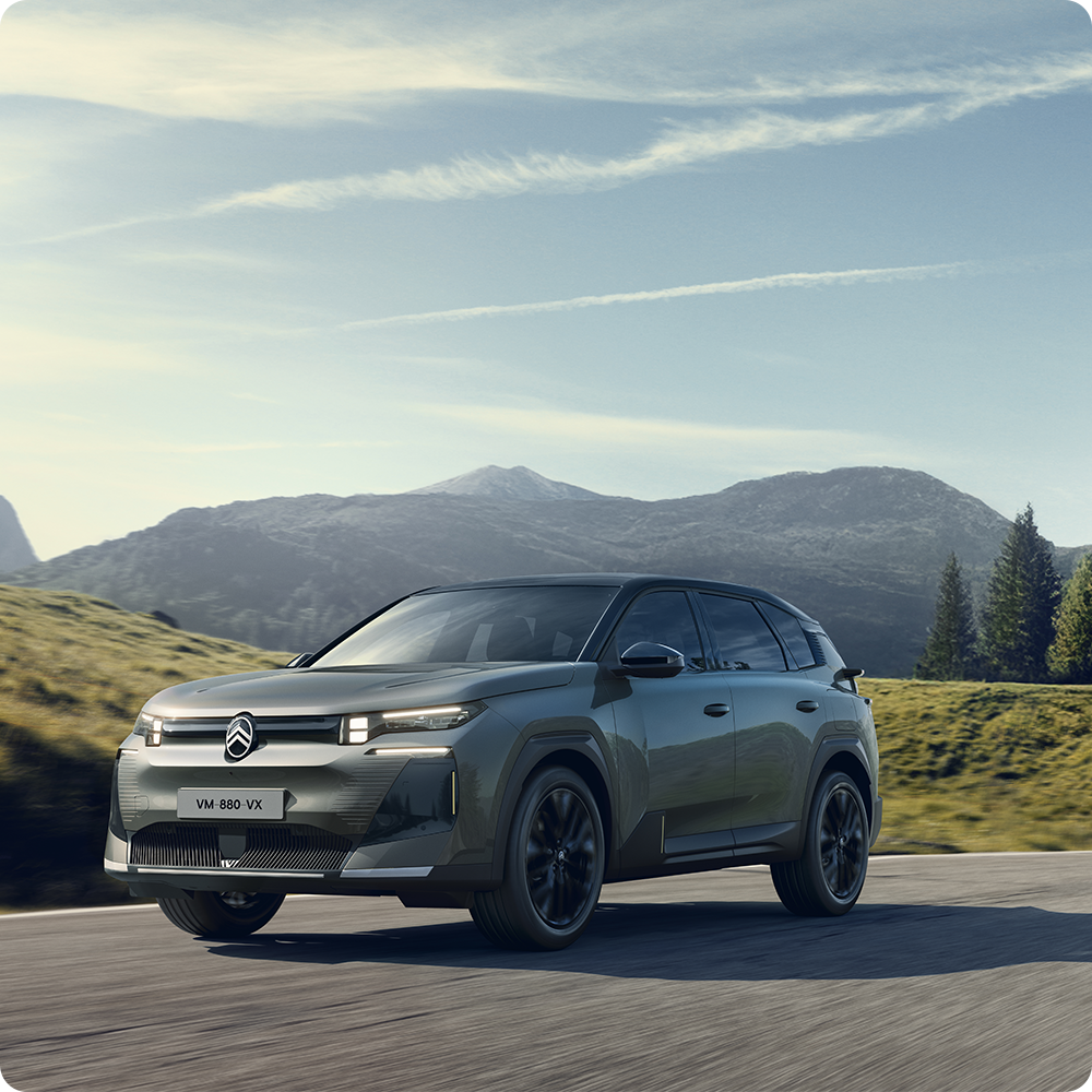 Front view C5 Aircross highlighting efficient technology, low‑consumption performance and smoother everyday driving savings
