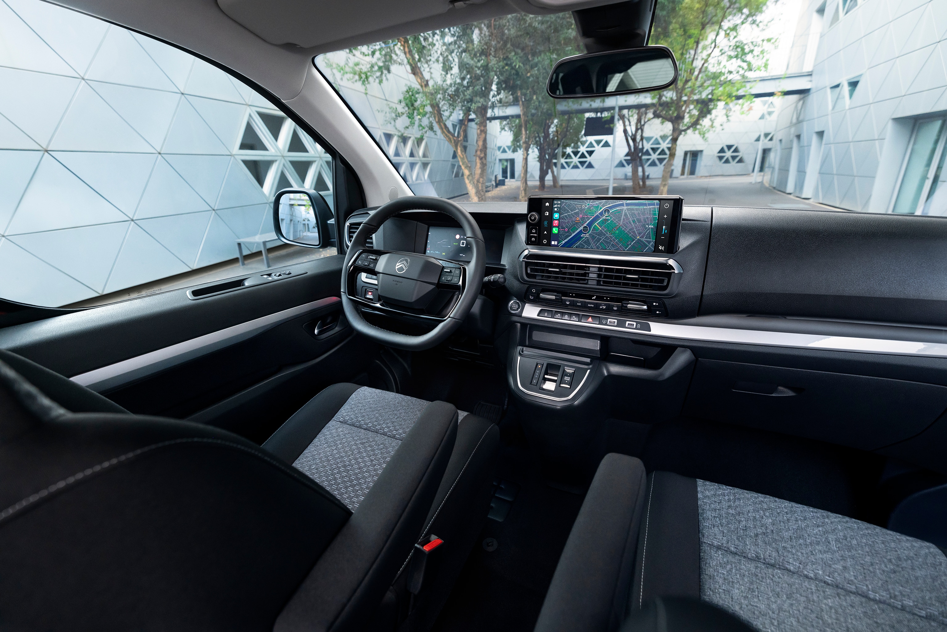 SpaceTourer interior dashboard view